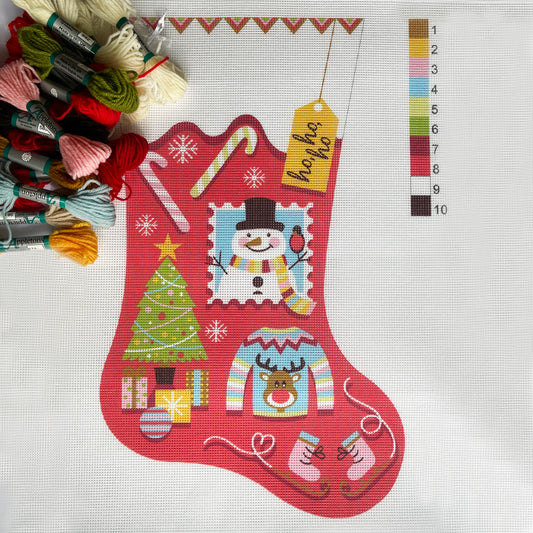 Personalised Christmas Stocking - Frosty