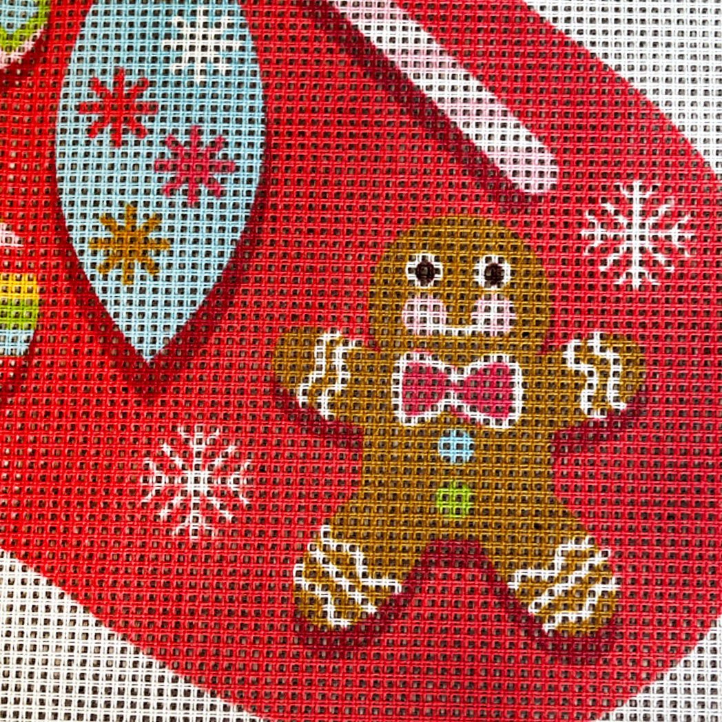Personalised Christmas Stocking - Santa and Rudolf